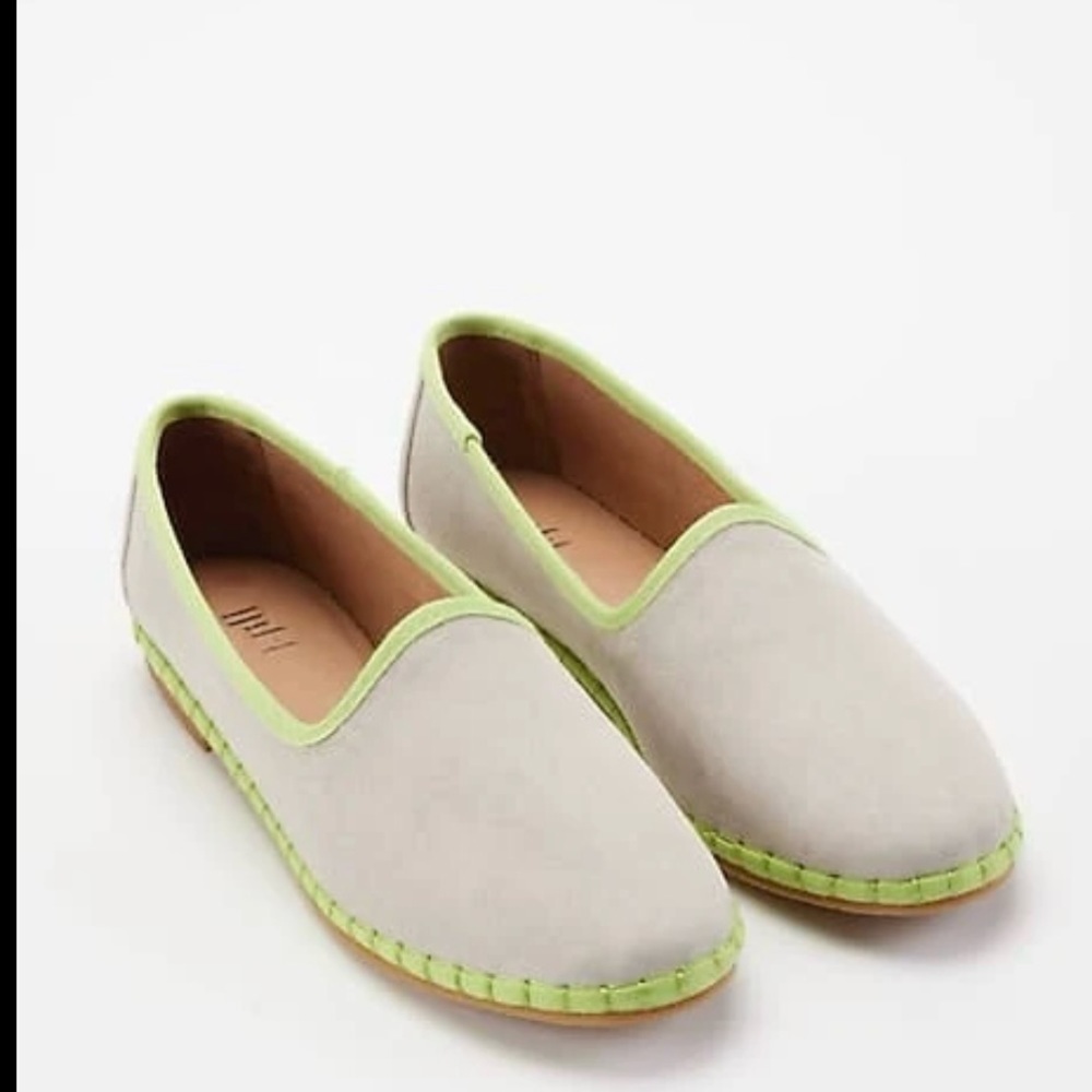 J. Jill Marina slip on vacation boho flat loafer cruise comfortable‎ shoe Sz 7.5